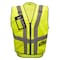 212 Performance Hi-Vis Safety Vest M Class 2 U Back, , Zipper ID Window VSTPERF-8809 - alternate 5